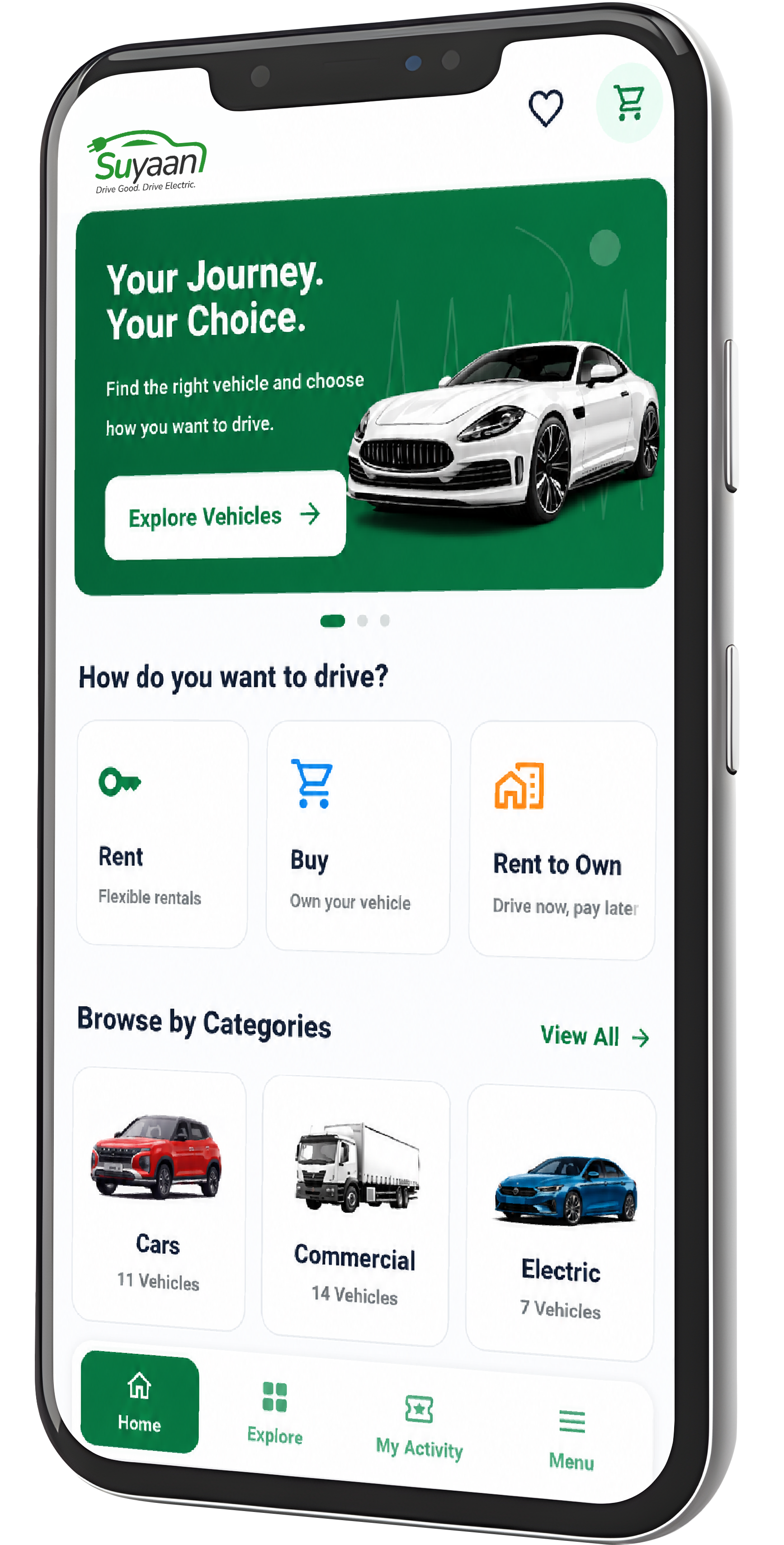Suyaan App Screen